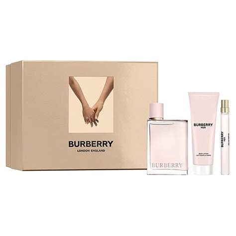 burberry her perfume gift set|Burberry body perfume gift set.